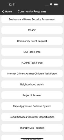 Franklin County Sheriff OH iPhone screenshot