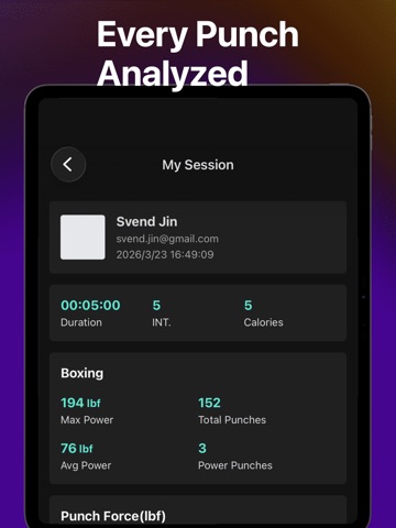Legends Boxing Smart Bag iPad screenshot