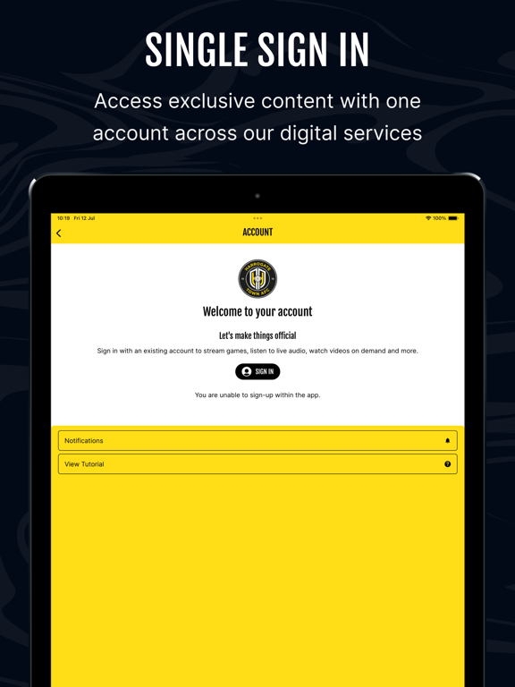 Harrogate Town AFC iPad screenshot 7 - Sports app