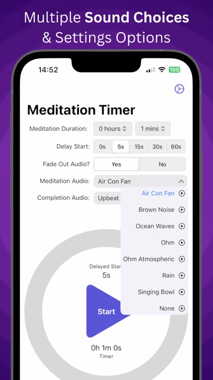 Meditation Timer & Sleep Aid