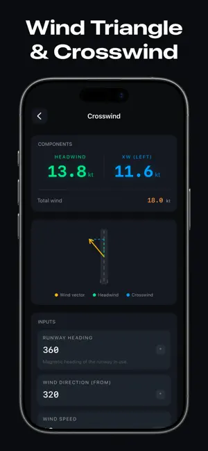 GoFly: E6B Aviation Calculator screenshot 2
