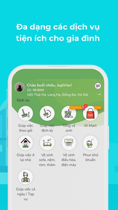 Screenshot #3 pour JupViec.vn: Home services