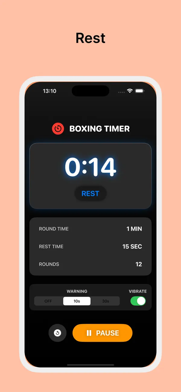 Screenshot #2 pour Boxing Timer Simple