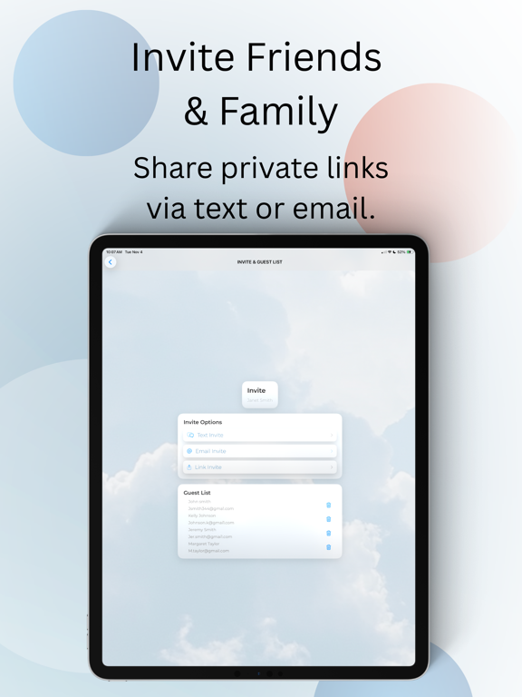 AttendLive iPad screenshot 5 - Photo & Video app