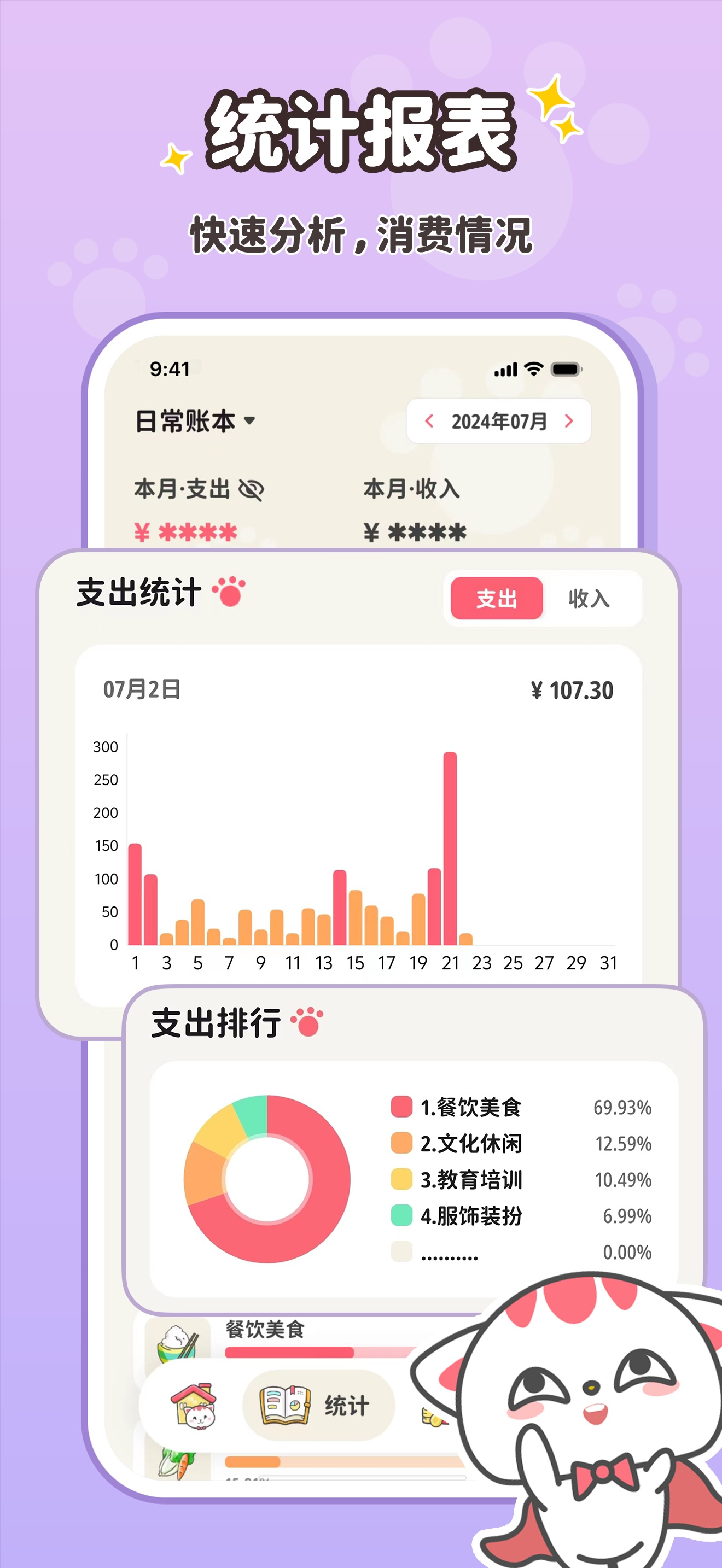 喵钱记账-超简单的高颜值记账app