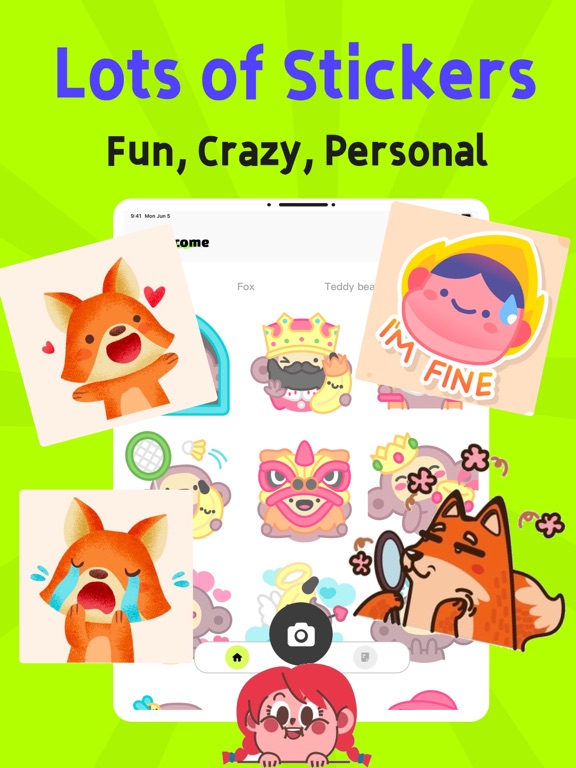 Sticker Maker ◎ iPad screenshot 2 - Entertainment app