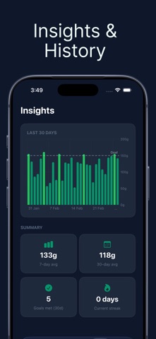 Scoop: Protein Tracker Screenshot 5 of 6