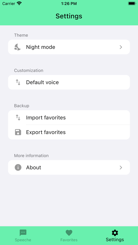 #6. Speeche - Text to Speech (iOS) By: Daniel Nowendsztern