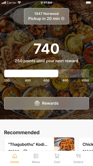 1947 Norwood iPhone screenshot 1 - Food & Drink app