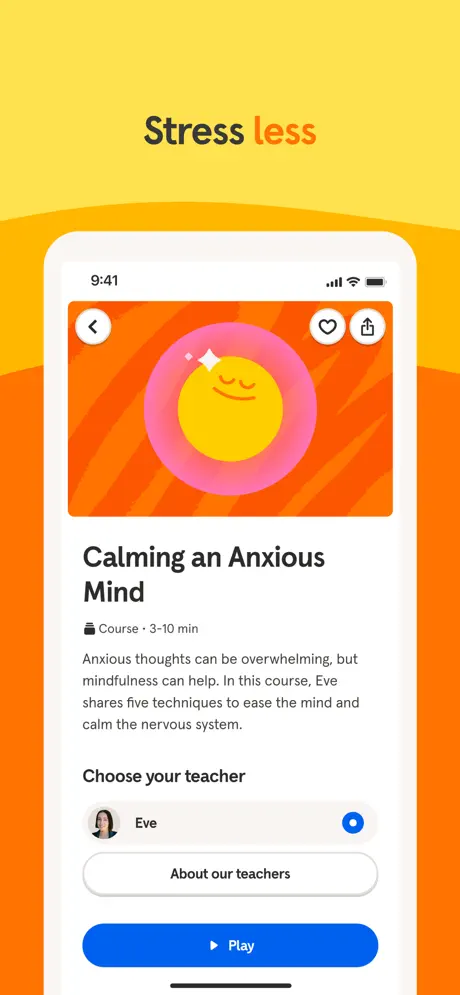 Headspace: Sleep & Meditation screenshot 3 of 6