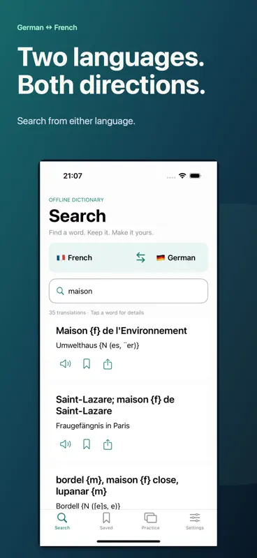 Lexique: Allemand-Français screenshot 2 of 6