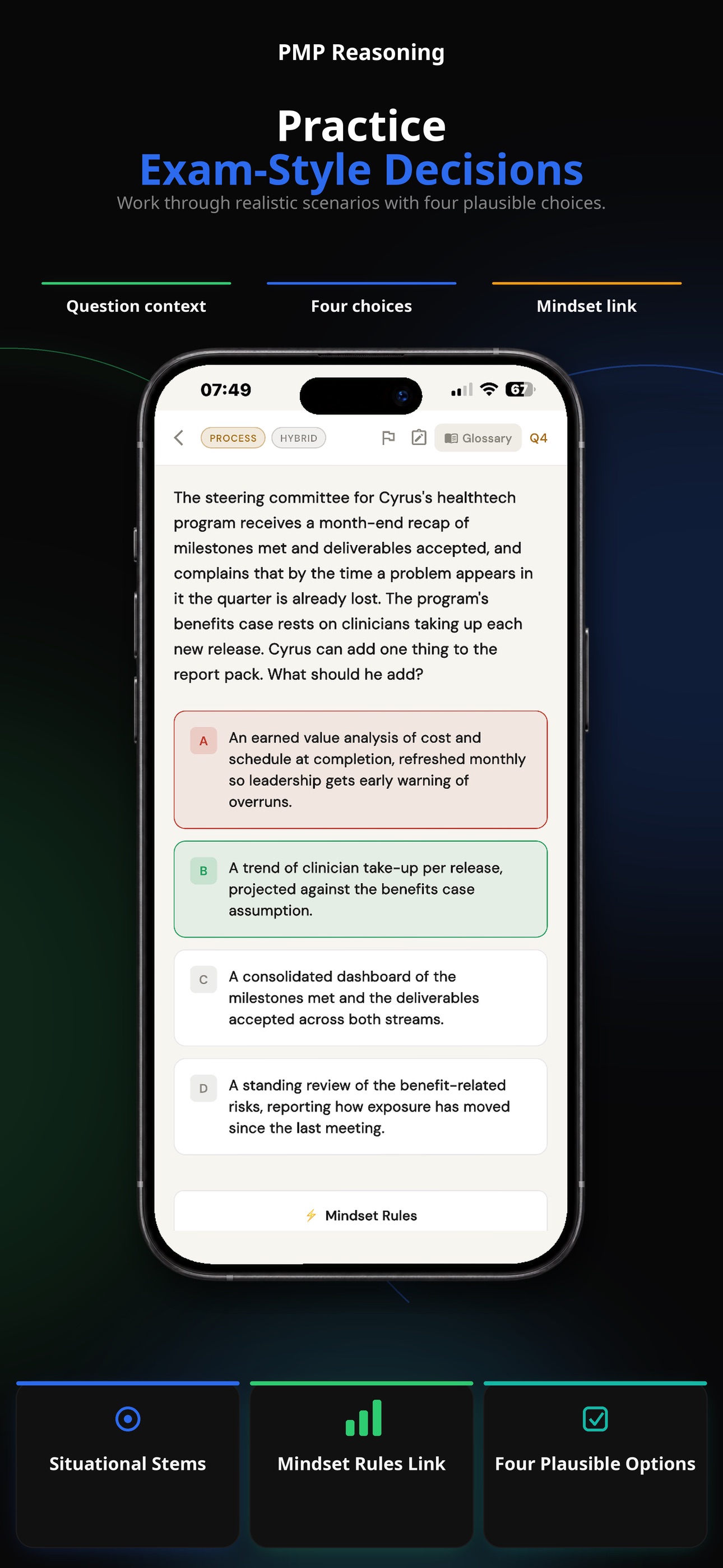 Screenshot 5 of PMP Reasoning: Exam Prep