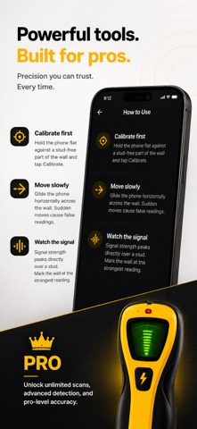 Stud Finder App: Wall Scanner iPhone screenshot