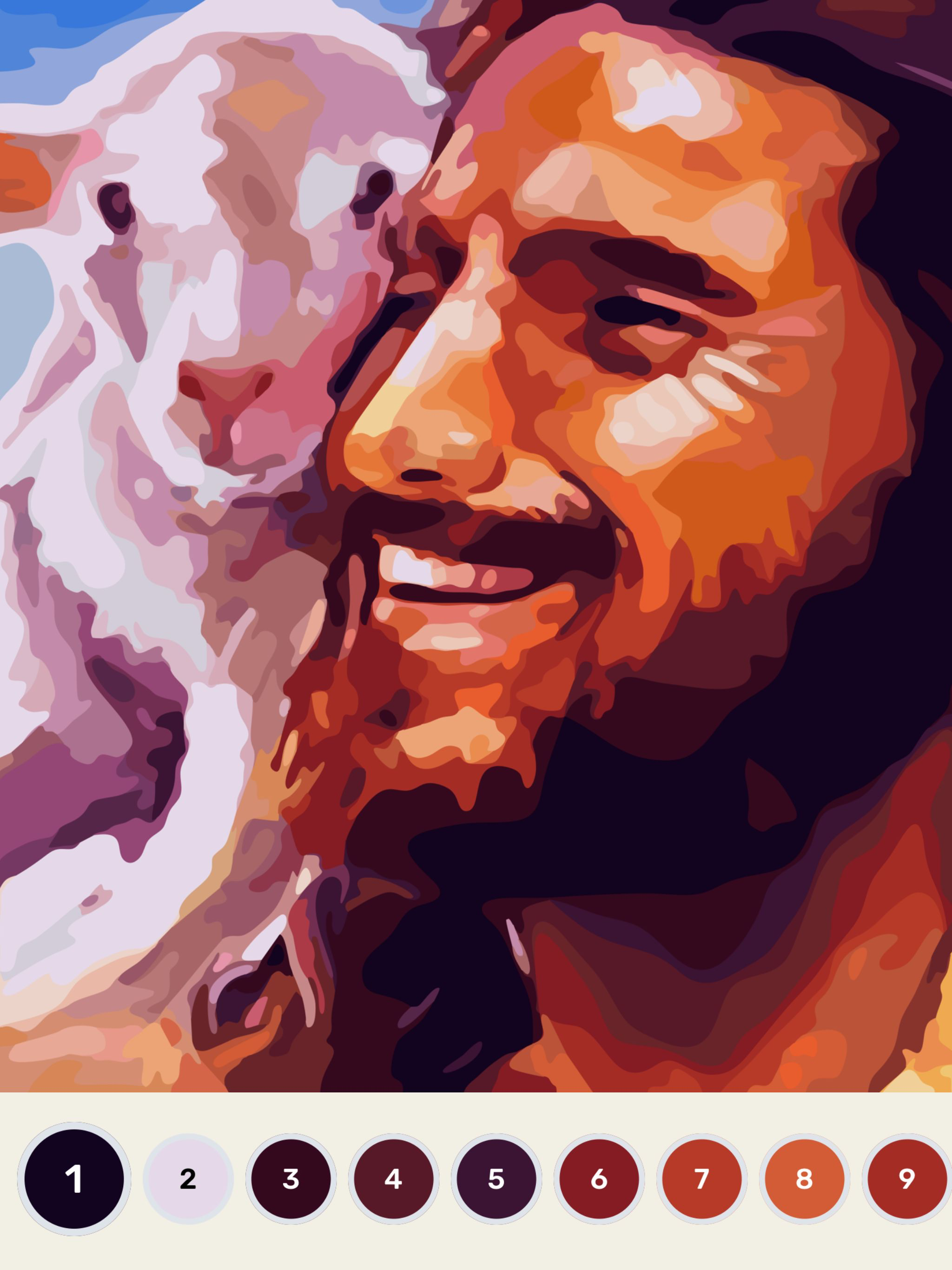 Bible Oil Coloring By Number