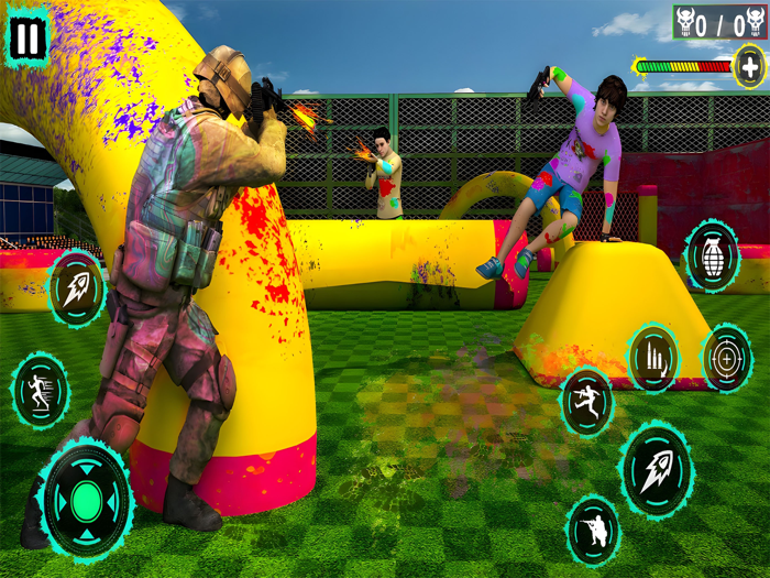 Paintball Shootout Dye Battle