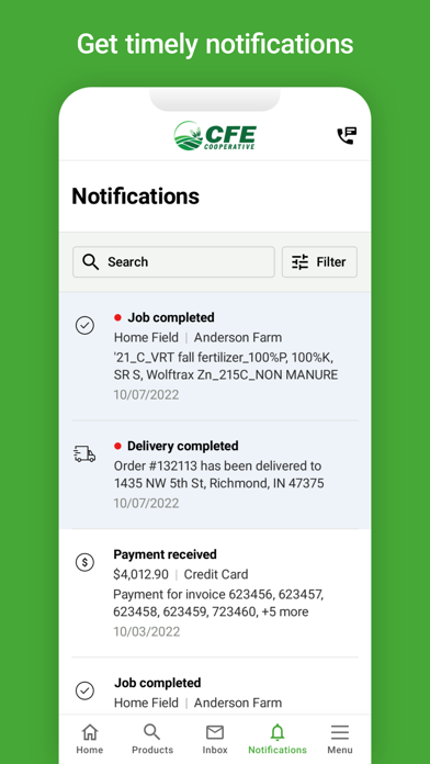 CFE Coop Connect Screenshot