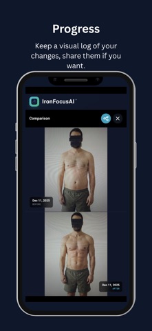 IronFocusAI: Gym Workout Log screenshot