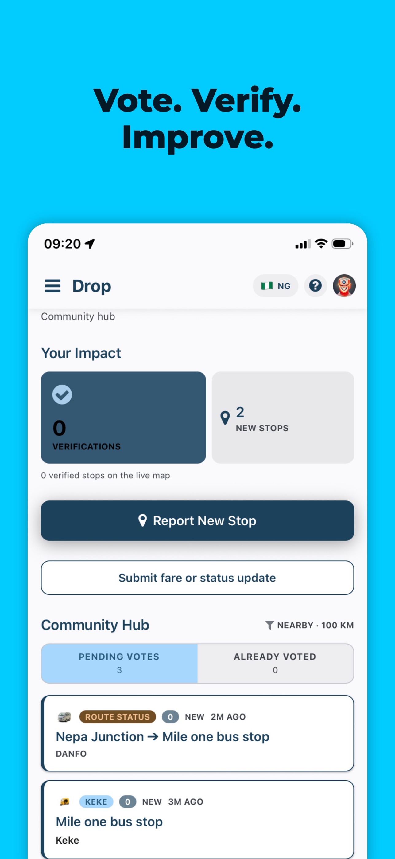Screenshot 6 of Drop NG — Community Route Map