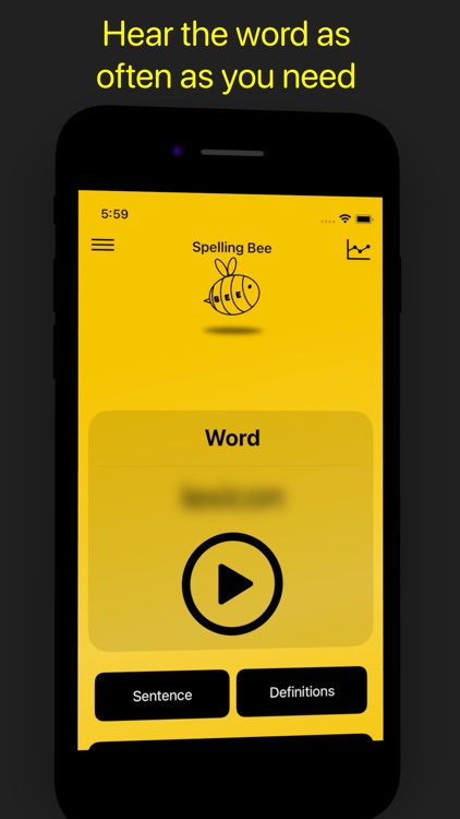 Spelling Bee App: Today's Game