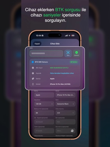 Stokly: Envanter & IMEI iPad screenshot
