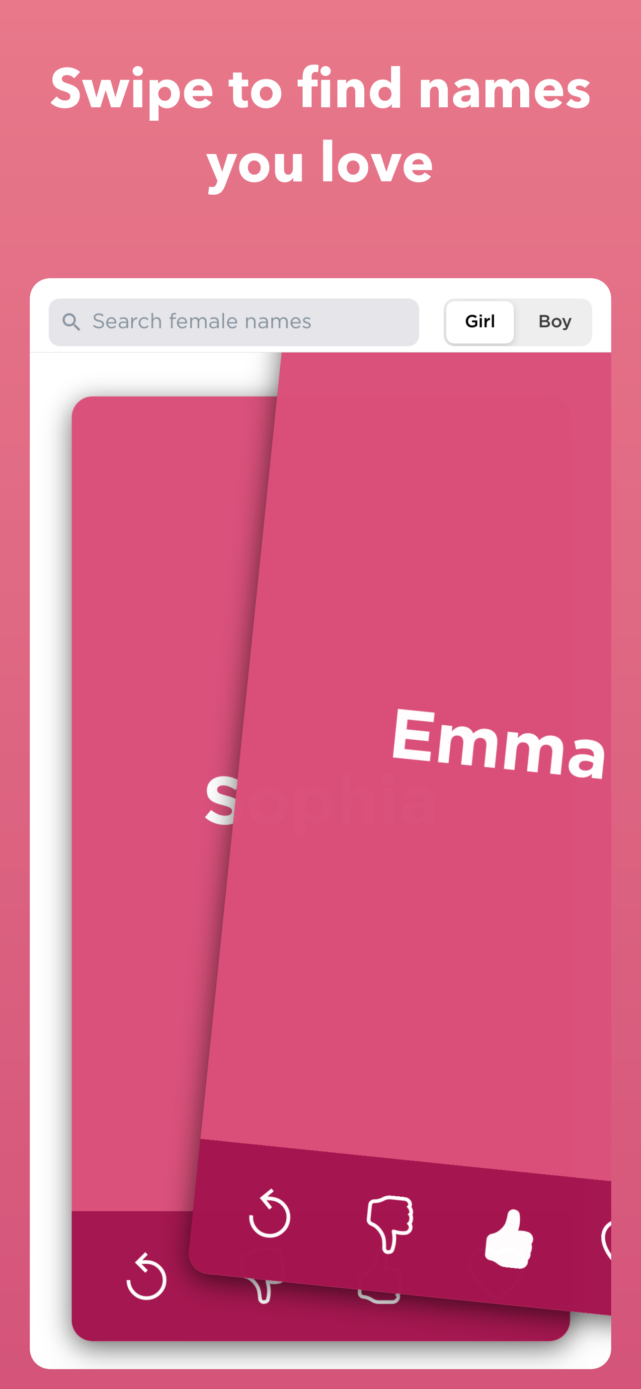 Baby Name Genius: Swipe Names