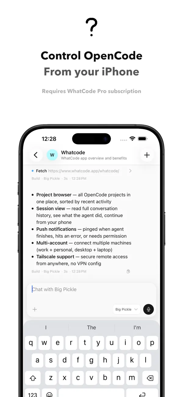 #1. Whatcode (iOS) Por: Simone Gauli