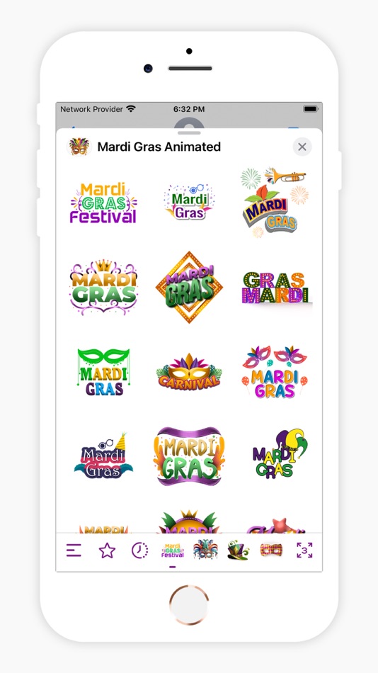 #2. Mardi Gras Animated (iOS) Podle: Dave Deep
