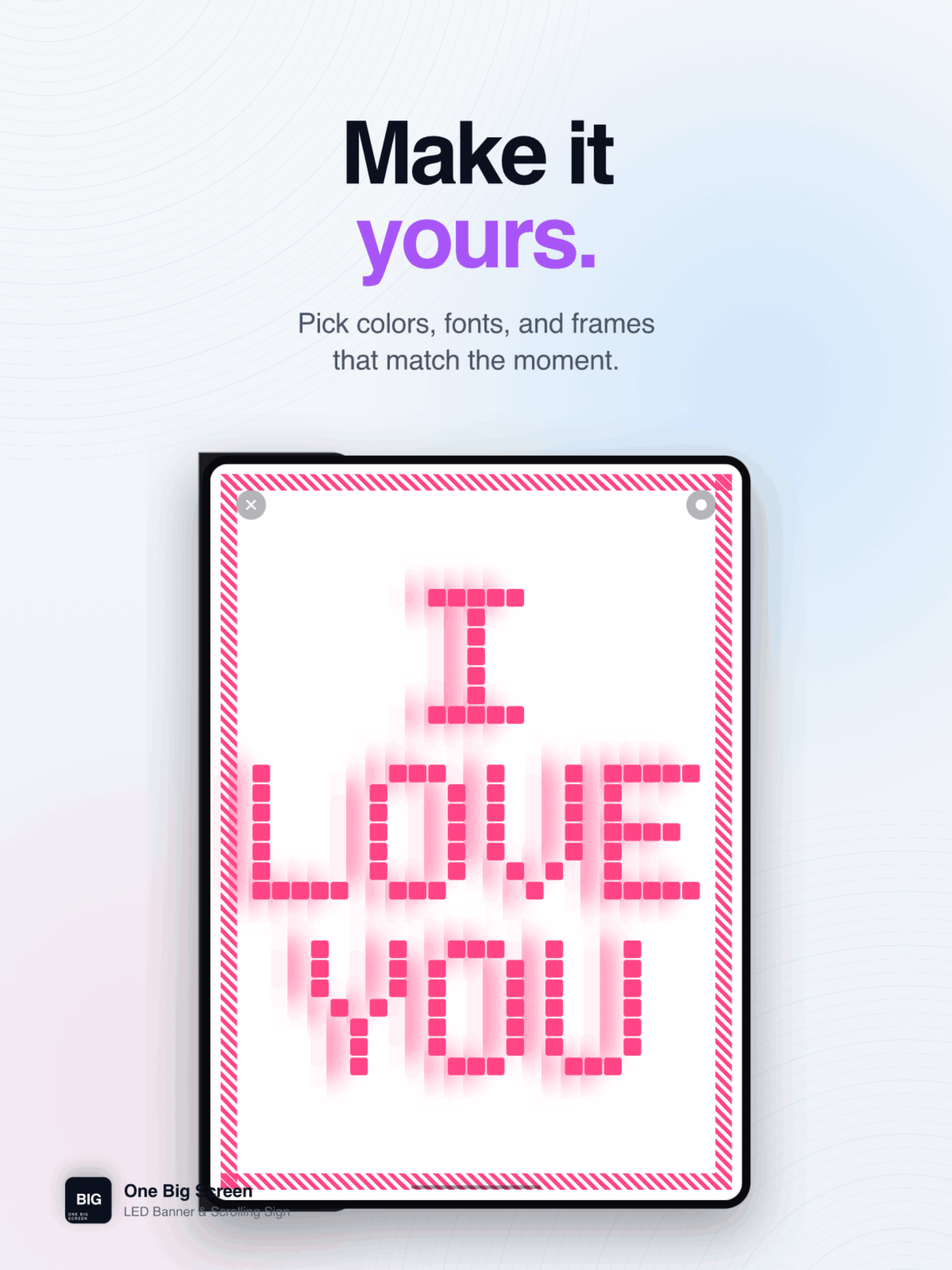 One Big Screen: LED Banner