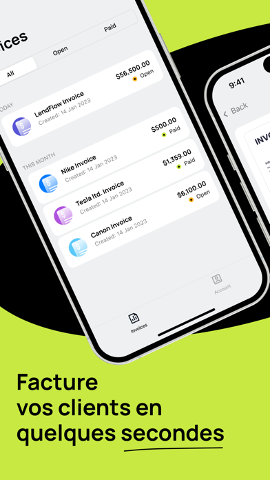 Screenshot #1 pour Créateur de Factures App
