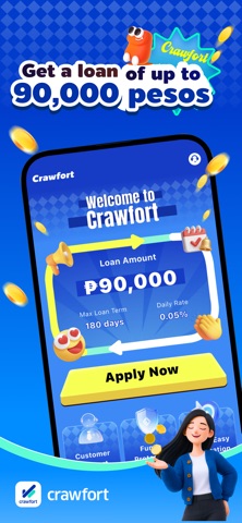 Crawfort-PH Online Cash Loan iPhone screenshot 1