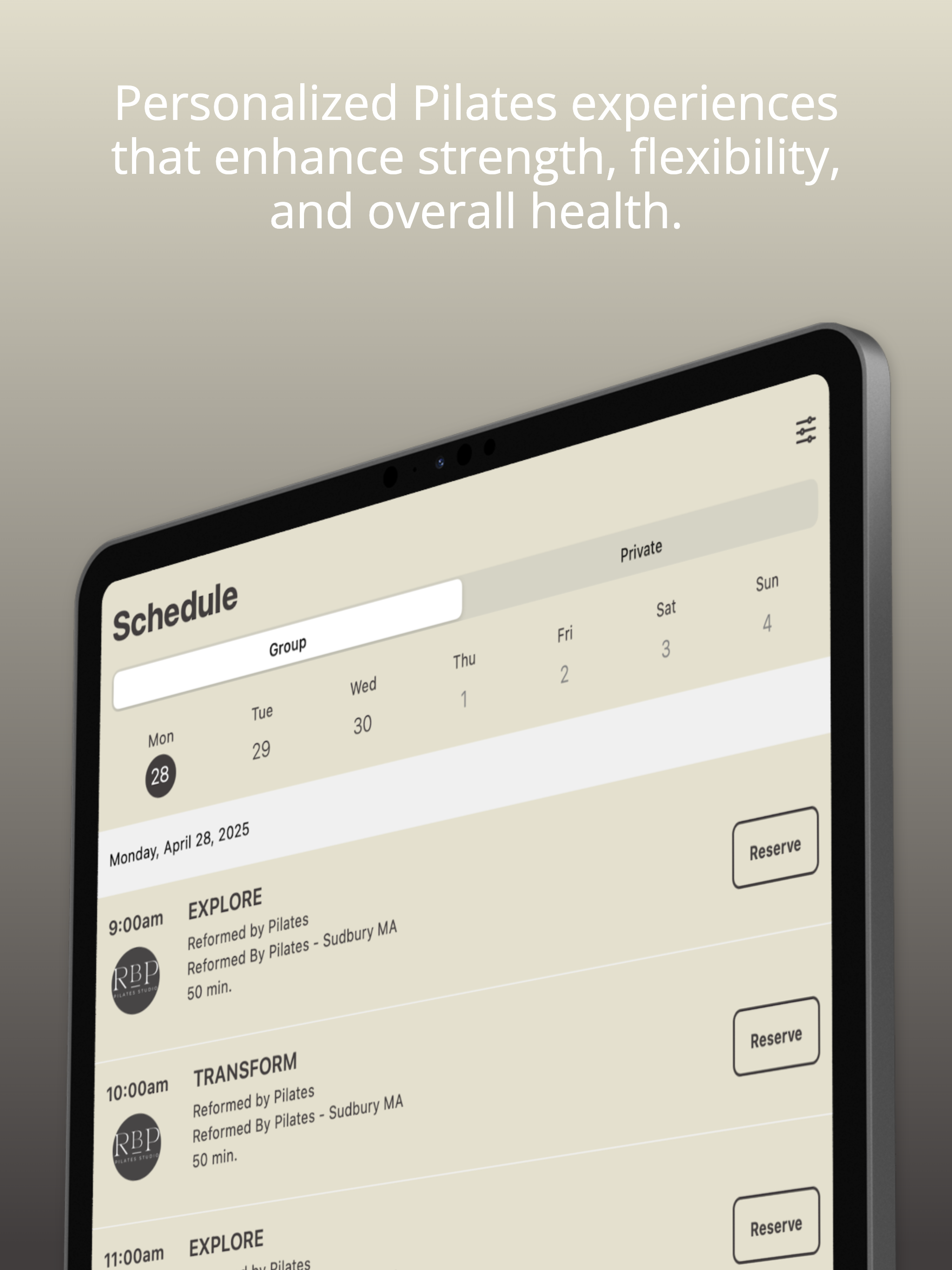 Reformed by Pilates screenshot 9