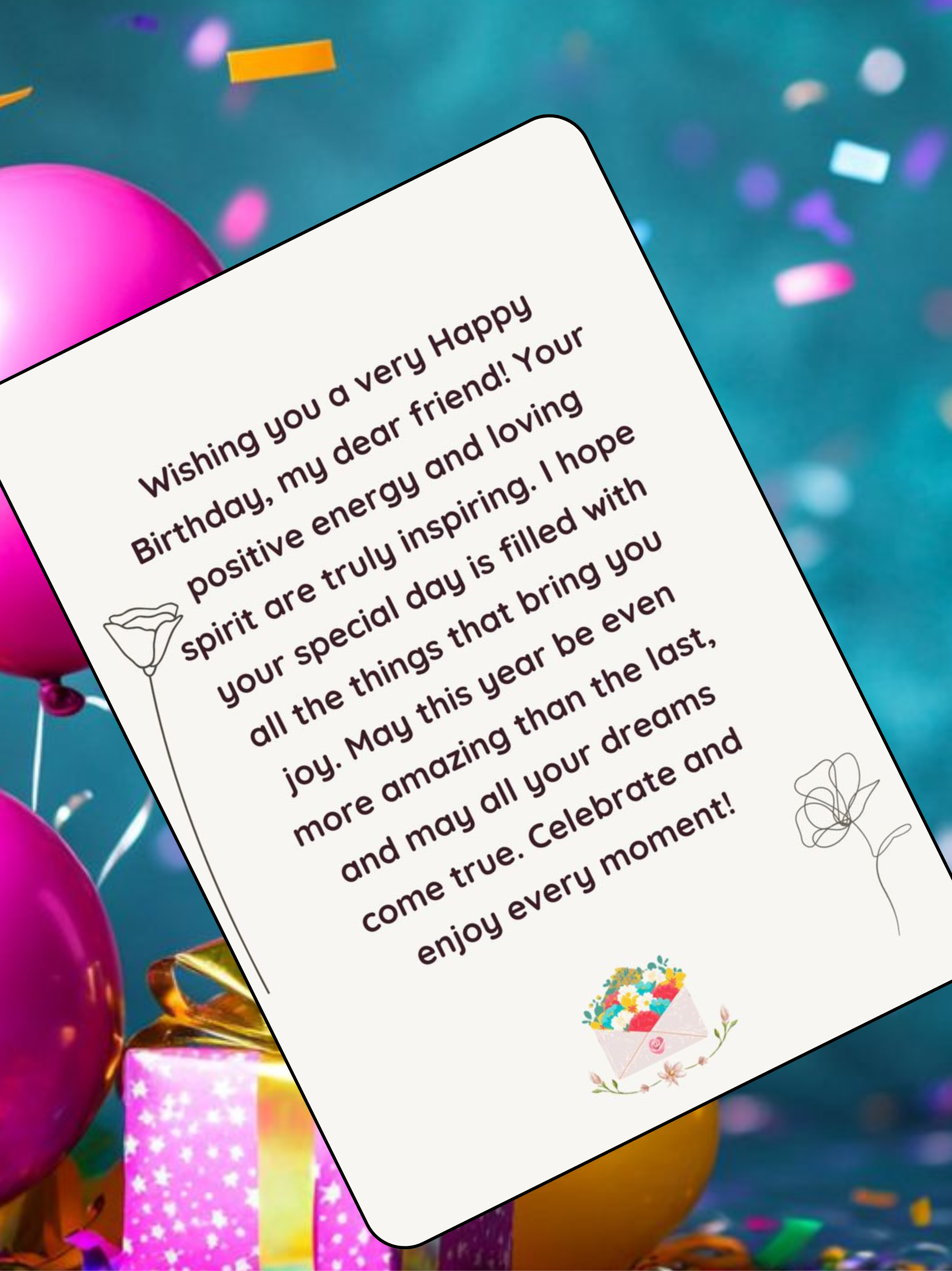 Birthday Wishes & Gifts Card