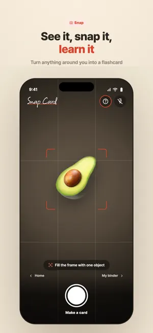 Snap Card: Photo Vocabulary screenshot 2