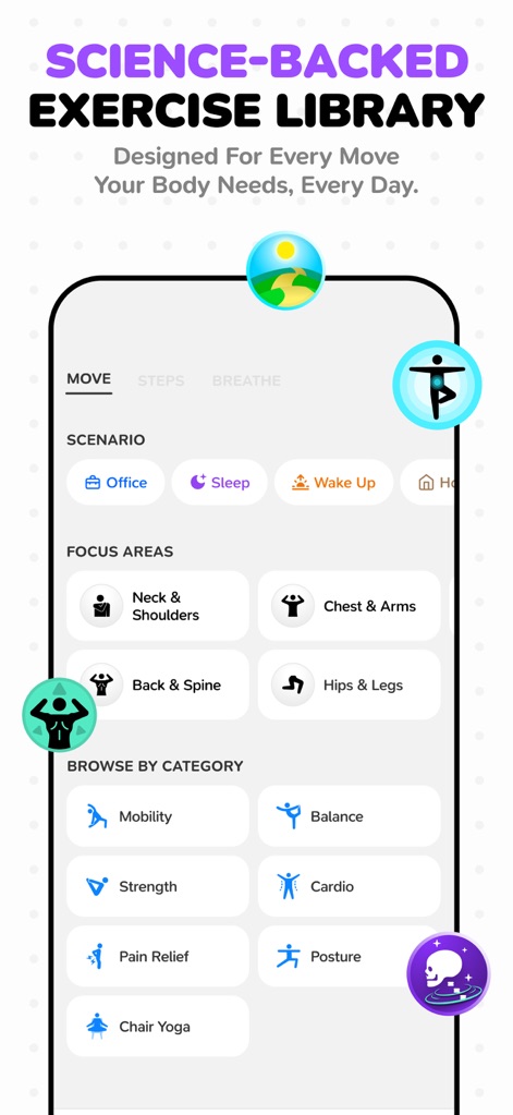 Moova: Movement Break Reminder - Health & Fitness App | MWM