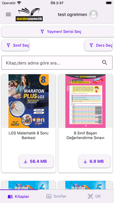 Maraton Öğretmen + Kütüphane Screenshot