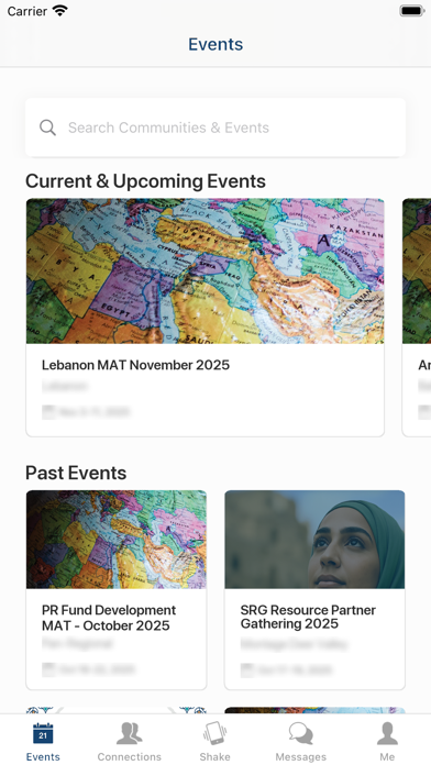 SRG Events & Trips iPhone screenshot 2 - Business app