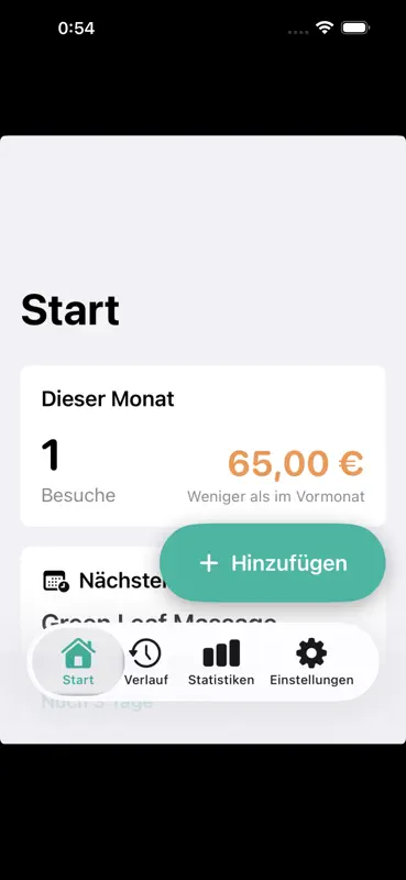 Behandlungsprotokoll screenshot 1 of 5