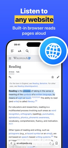 Aloudy - Text to Speech Reader Screenshot 7 of 8