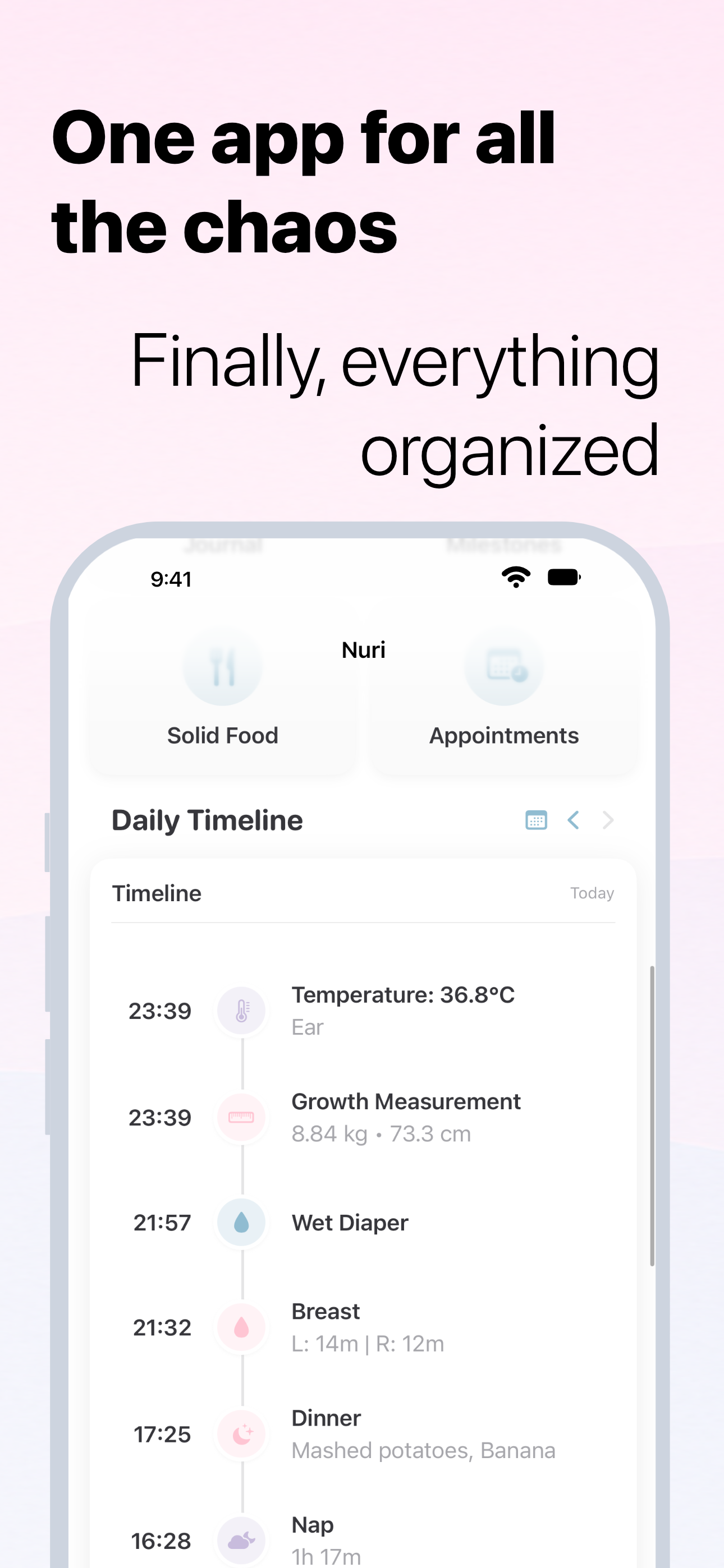 Nuri - Baby Journal & Tracker screenshot 4