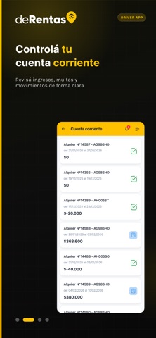 deRentas Driver iPhone screenshot 2