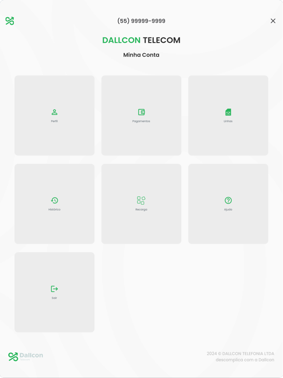 Dallcon Telecom app screenshot 3