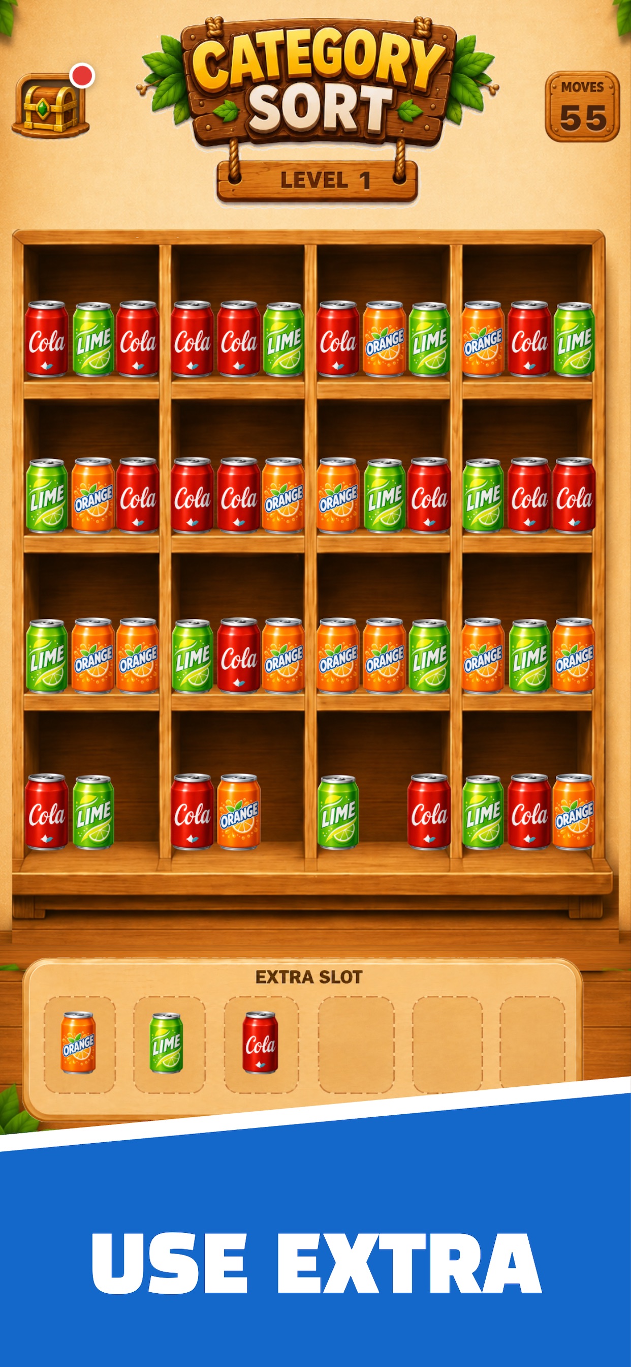 Screenshot 2 of Category Sort: Cozy Shelf