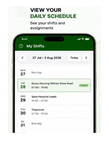 Manpower Management Software iPad screenshot