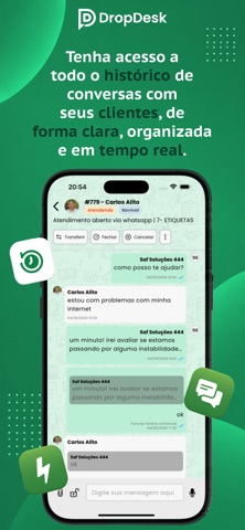 DropDesk - Gestão Atendimentos screenshot
