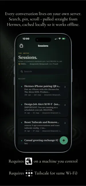 The Abyss - Hermes Agent screenshot 4