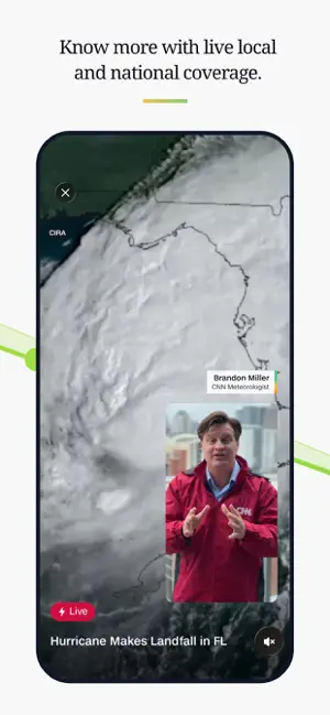 CNN Weather iPhone screenshot 1