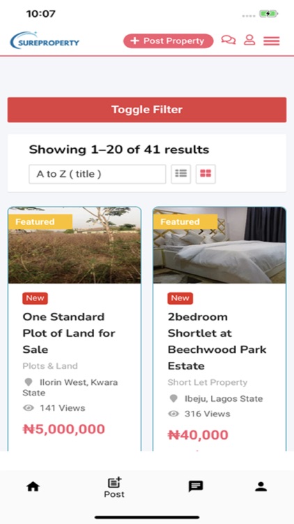 SureProperty: Buy, Sell & Rent