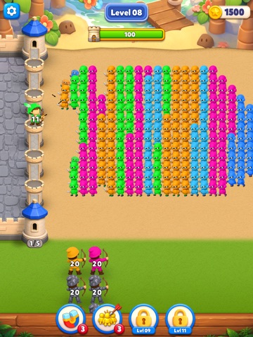 Arrow Rush: Castle defense iPad screenshot