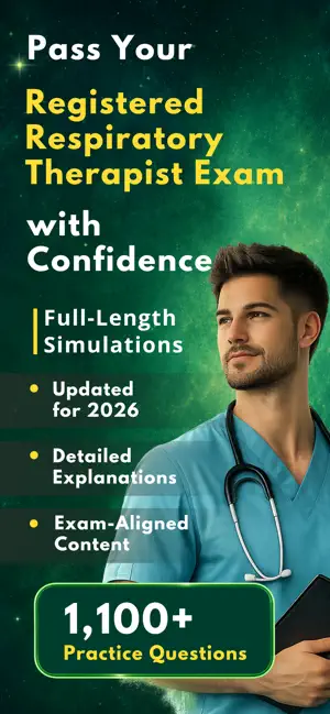 RRT Exam by Rocket Prep 2026 screenshot 1