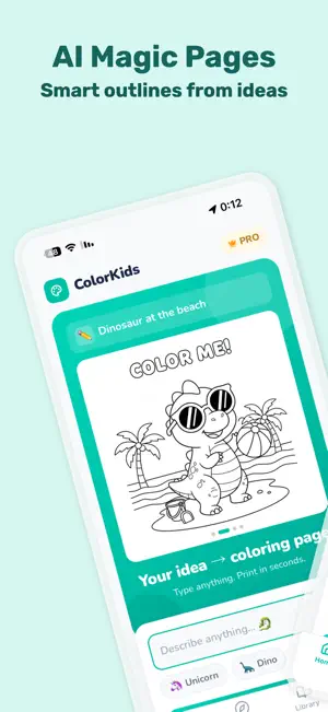 ColorKids: AI Coloring Book screenshot 1